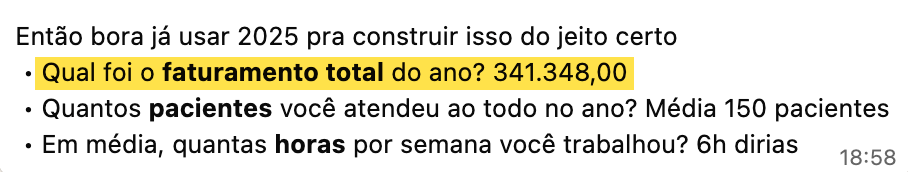 Print de mensagem real de cliente Reconecta