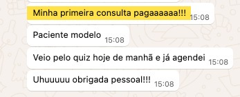 Print de mensagem real de cliente Reconecta