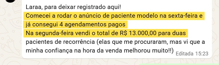 Print de mensagem real de cliente Reconecta