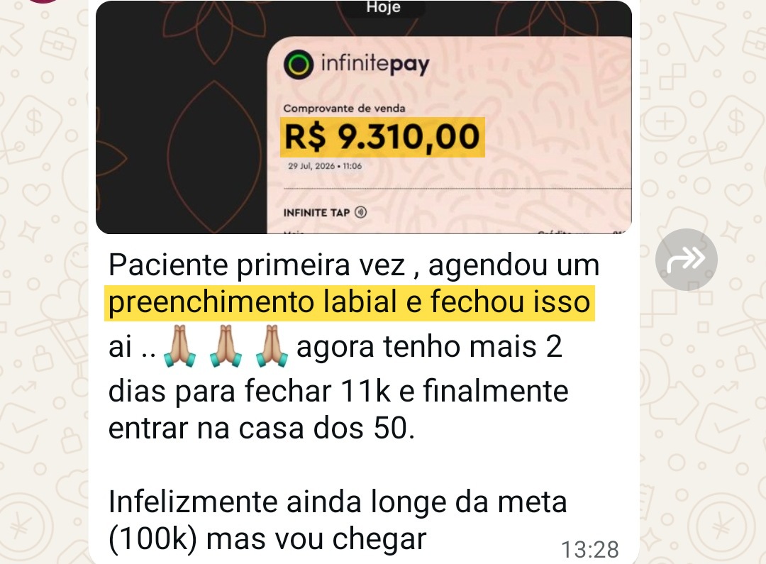 Print de mensagem real de cliente Reconecta
