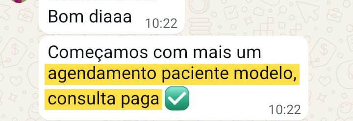 Print de mensagem real de cliente Reconecta