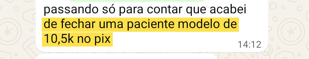 Print de mensagem real de cliente Reconecta