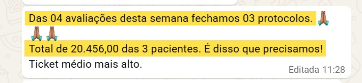 Print de mensagem real de cliente Reconecta