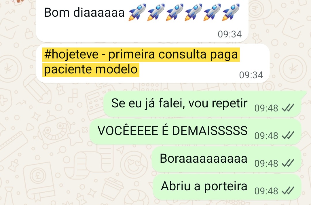 Print de mensagem real de cliente Reconecta